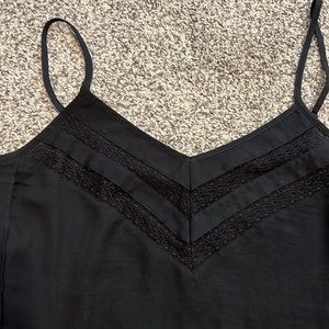 Black tunic top